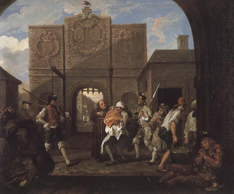 Output of the roast beef of England, William Hogarth